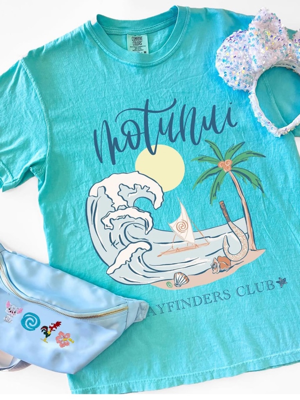 Disney Moana Motunui Island Beach Inspired Short Sleeve Unisex Shirt